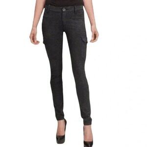 CABI Skinny Cargo Legging Pants Charcoal (Gray) Sz 4 #557 EUC